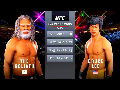 Goliath vs. Bruce Lee (EA Sports UFC 3) - K1 Rules