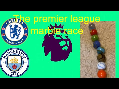 The Premier League marble race 2021/22