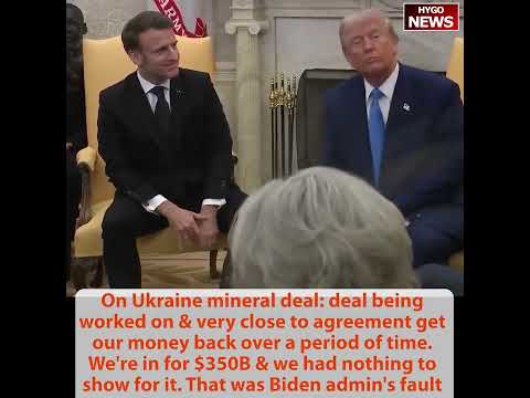 Trump: 'Very Close' to Ukraine Minerals Deal; $350B Was Biden's Fault; 'We're Winning Too Much, Sir!'