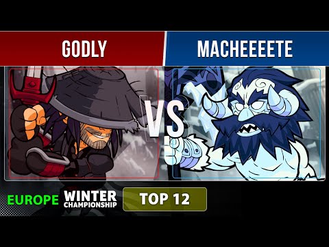 Godly VS Macheeeete - Top 12 - EU - Brawlhalla Winter Championship 2022