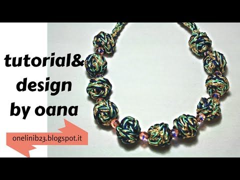 crochet bead necklace