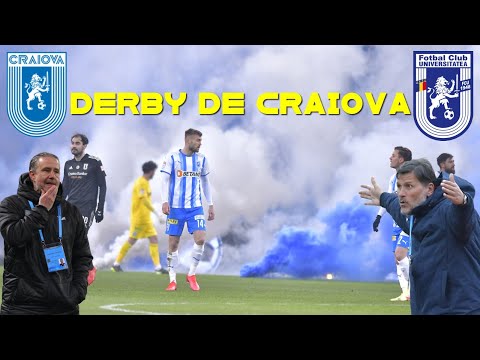Universitatea Craiova - U Craiova 1948 2-0. Derby-ul Olteniei, întrerupt 10 minute de suporteri