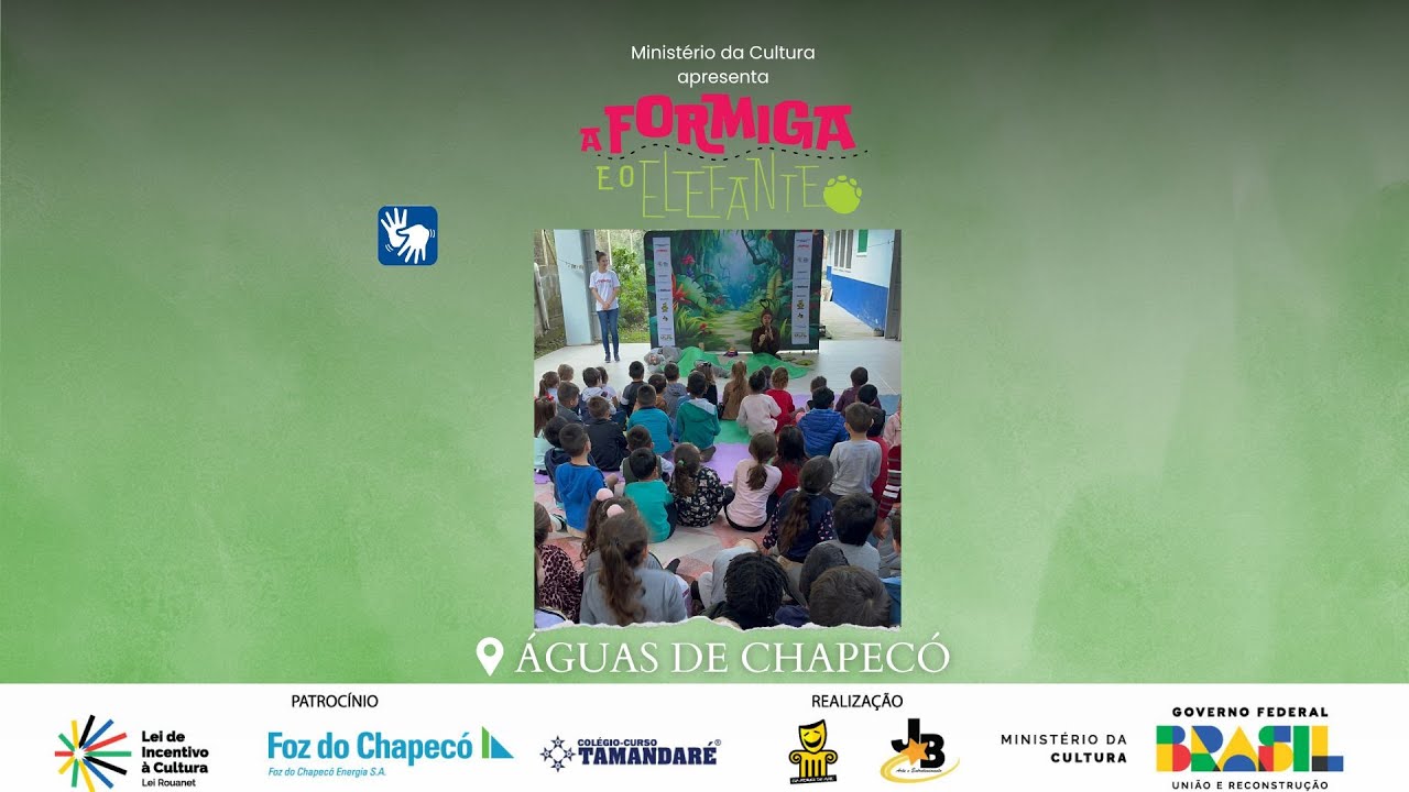 A FORMIGA E O ELEFANTE em Águas de Chapecó, SC