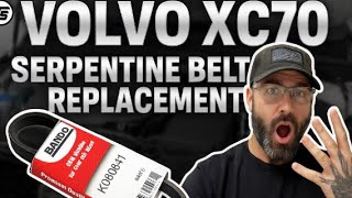 Volvo XC70 3.2L Serpentine Belt & Tensioner Replacement (2008–2016) | Full Live DIY Repair