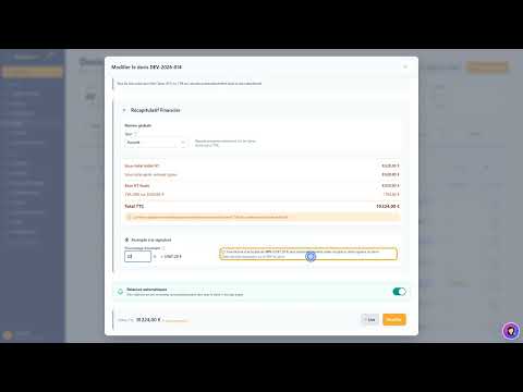 Tutoriel vidéo : Acomptes et factures de solde — Formation FacturesPro