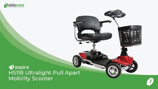 Aspire HS118 Ultralight Pull Apart Mobility Scooter | Product Spotlight