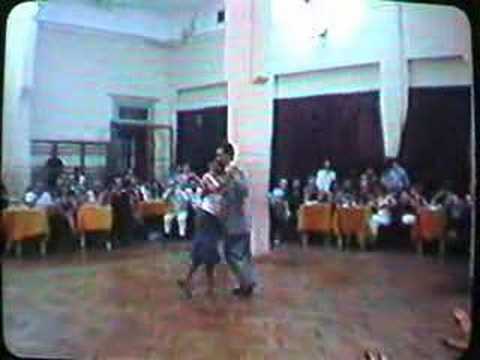  Javier Rodriguez  and  Geraldine Rojas  are  dancing  to  the  tango  "  Yo Soy El Tango  "