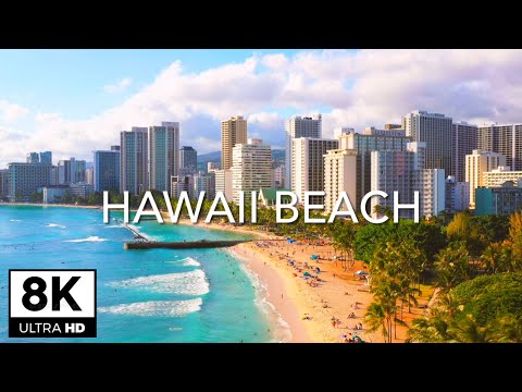 Hawaii Beach in 8k ULTRA HDR 60(FPS)