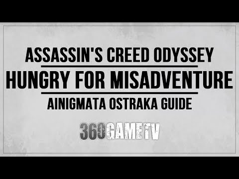 Assassin's Creed Odyssey Hungry for Misadventure Ainigmata Ostraka Location / Solution (Lemnos)