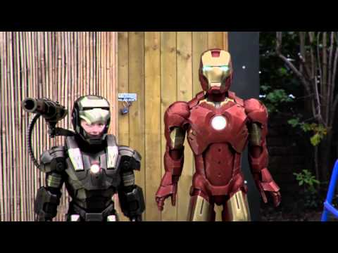 , title : 'Ironman and Warmachine are late for school!!'