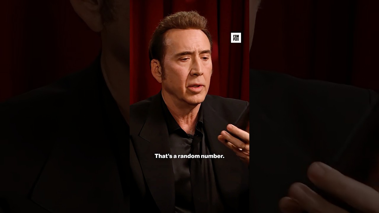 Nicolas Cage shares an unfortunate first kiss story #IWAM