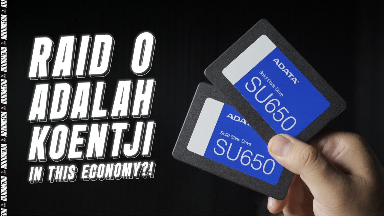Solusi Kecepatan Storage Naik Dua Kali Lipat! RAID 0 Di SSD SATA