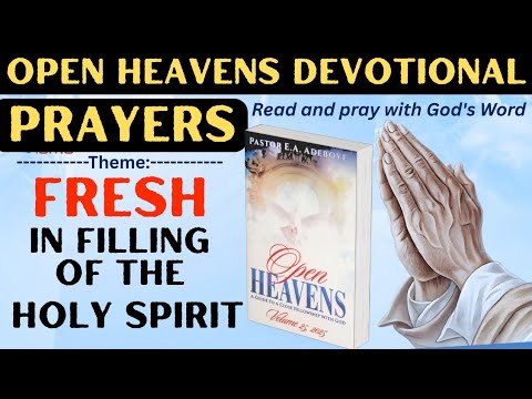 DON'T BE EMPTY | Pray the Open Heavens Devotional | Sunday 24-08-2025 | Pastor E. A. Adeboye
