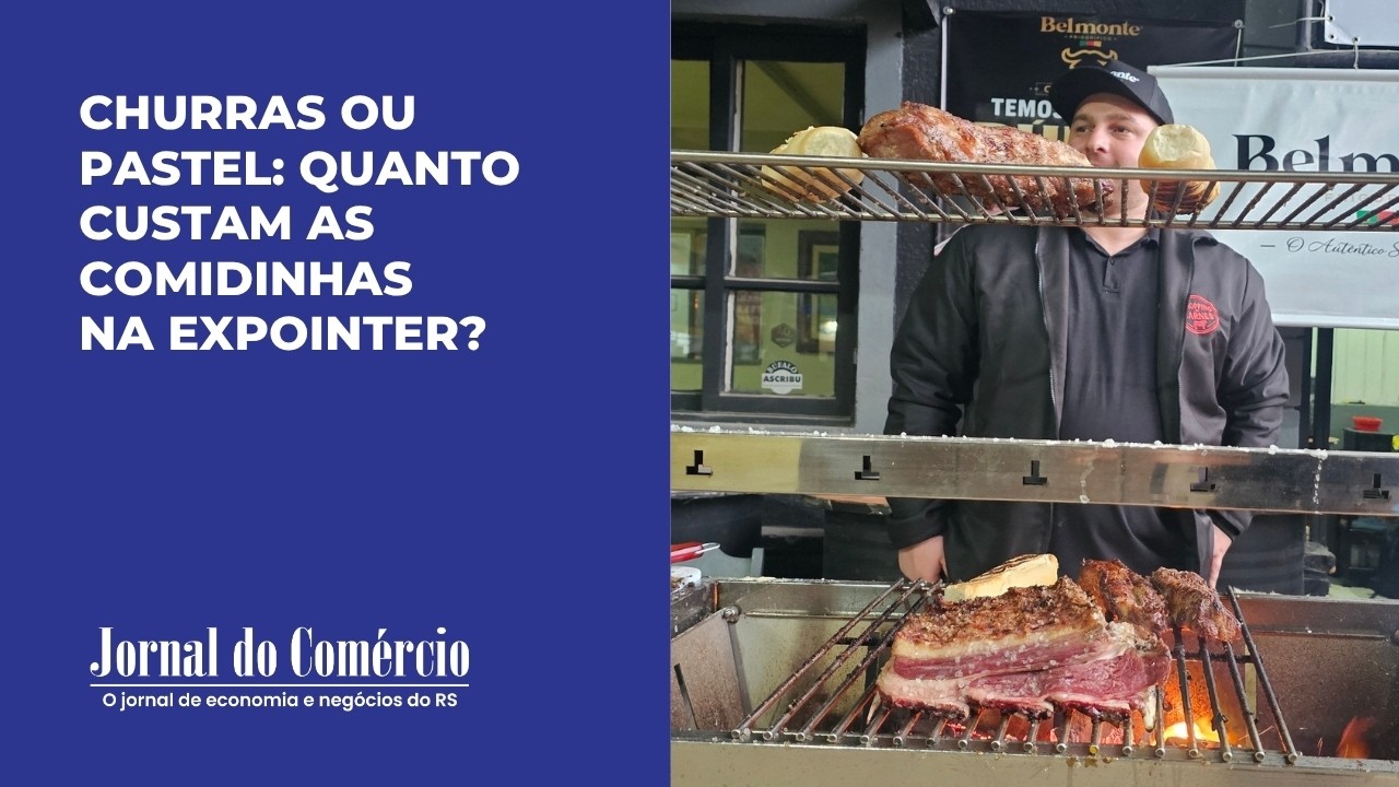 Pastel ao churrasco: quanto o visitante gasta para comer na Expointer 2026