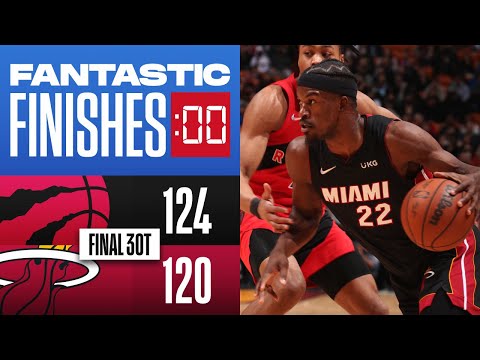 Final 1:20 Wild 3OT ENDING Heat vs Raptors 🚨🚨