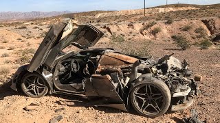 POLICE FIND CRASHED MCLAREN 720S IN NEVADA DESERT