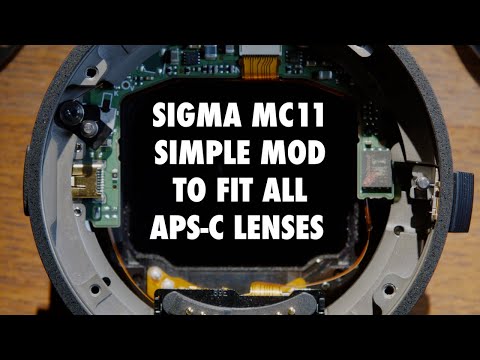 SIMPLE Sigma MC11 Hack to fit all Lenses
