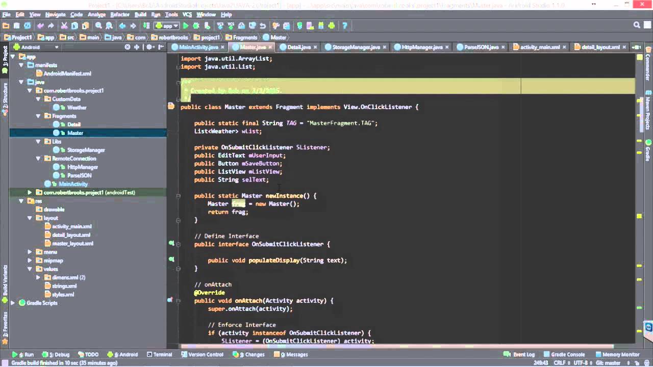Java 2 Project 1 Video