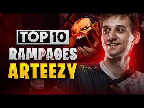 Top 10 Rampages of Arteezy in Dota 2 History