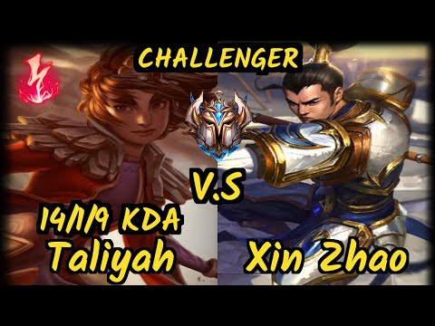 FLA Juzinho (TALIYAH) vs XIN ZHAO - 14/1/9 KDA JUNGLE CHALLENGER GAMEPLAY - BR