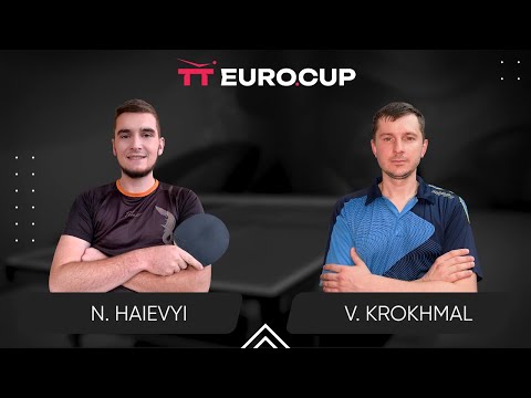 12:50 Nazarii Haievyi - Vitalii Krokhmal 22.02.2024 TT Euro.Cup Ukraine Master. TABLE 3