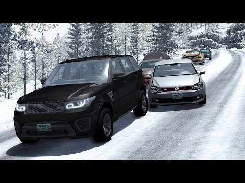 Traffic Jam Car Crashes Compilation (3) - BeamNG.Drive
