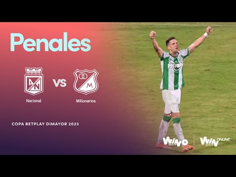Nacional vs. Millonarios (penales) | Copa BetPlay Dimayor 2023 | Final - Vuelta