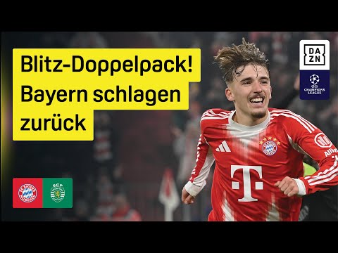 FC Bayern München - Sporting CP | UEFA Champions League | DAZN Highlights