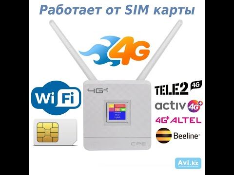 Настройка интернет точки доступа wifi 4G модем под любые сим карты