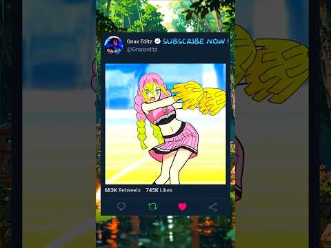 Mitsuri dance 💀 #anime #demonslayer #kny #fyp #foryou #shorts