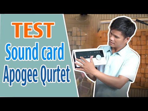 APOGEE QUARTET TEST KHÔNG CẦN PREAMP VÀ REVIEW CHI TIẾT - NISSIAUDIO