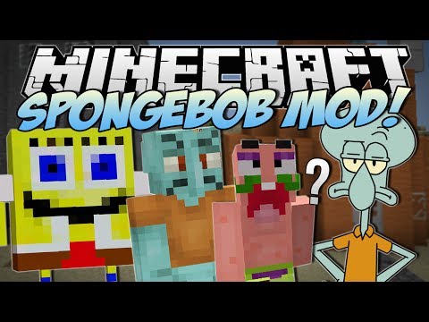 Minecraft | SPONGEBOB MOD! (I Saved Bikini Bottom!) | Mod Showcase