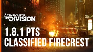 The Division 1.8.1 PTS Classified Firecrest Changes