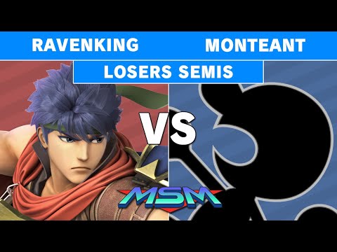 MSM Online 8 - Ravenking (Ike) Vs Monteant (Game & Watch) Losers Semis - Smash Ultimate