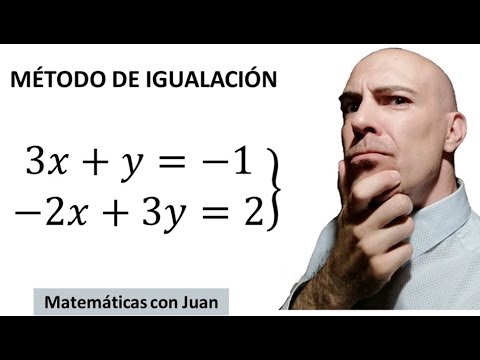 ▷ MÉTODO DE IGUALACIÓN 2×2. Ejemplos paso a paso