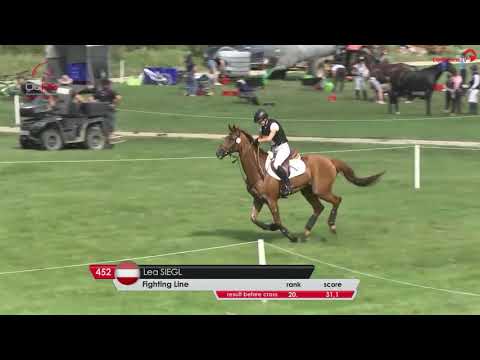 Lea SIEGL mit Fighting Line bei den Strzegom Horse Trials (POL) 16.-19.7.2020