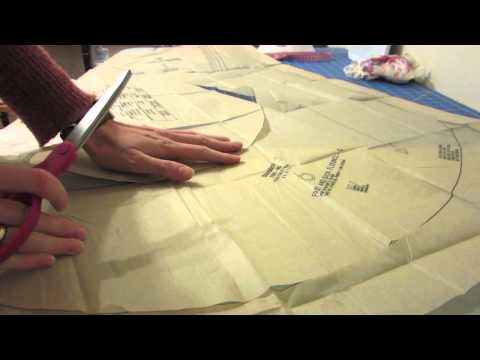 ASMR sewing pattern tissue paper, whispering and soft speaking part 2