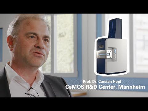 Prof. Dr. Carsten Hopf talking about the timsTOF fleX