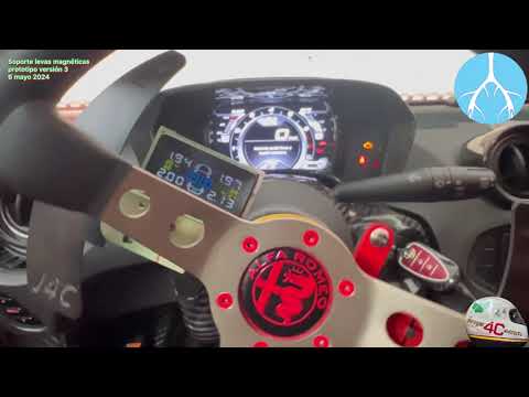 Alfa Romeo 4C Adaptador levas finalizado.