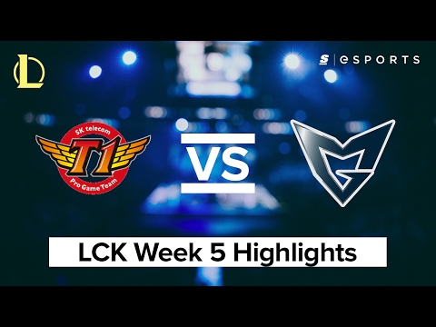HIGHLIGHTS: SK Telecom T1 vs. Samsung Galaxy (2017 LCK Spring)
