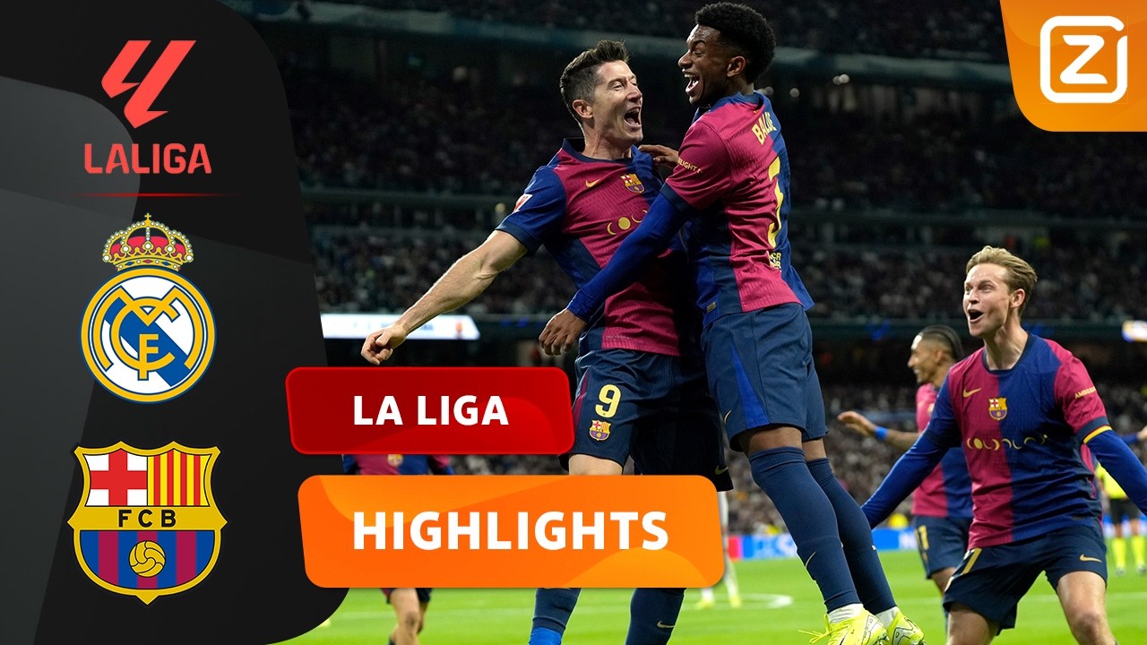 DE STERREN SCHITTEREN IN HEERLIJKE EL CLÁSICO!✨😍 | Real vs Barcelona | La Liga 24/25 | Samenvatting