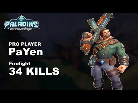 PaYen Viktor 34 KILLS!! Paladins Pro (SK) Ranked Gameplay