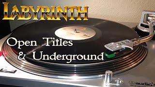Labyrinth OST - Opening Titles &amp; Underground (David Bowie) - [HQ Rip] Black Vinyl LP