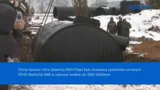 Kanalizacja deszczowa i separatory dn3000 z rur Weholite Uponor Infra