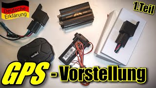 GPS tracker Vorstellung Einrichten