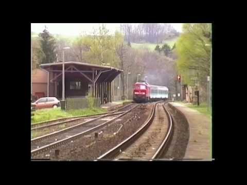15.-17.April 1999 Plandampf im Werratal: 41 1231, 41 1185, V60D sowie 219/ 232 im Regelverkehr