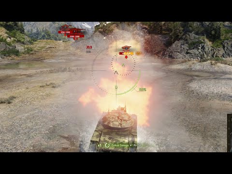 World of Tanks - T49 vs RU 251 (Mid Air)