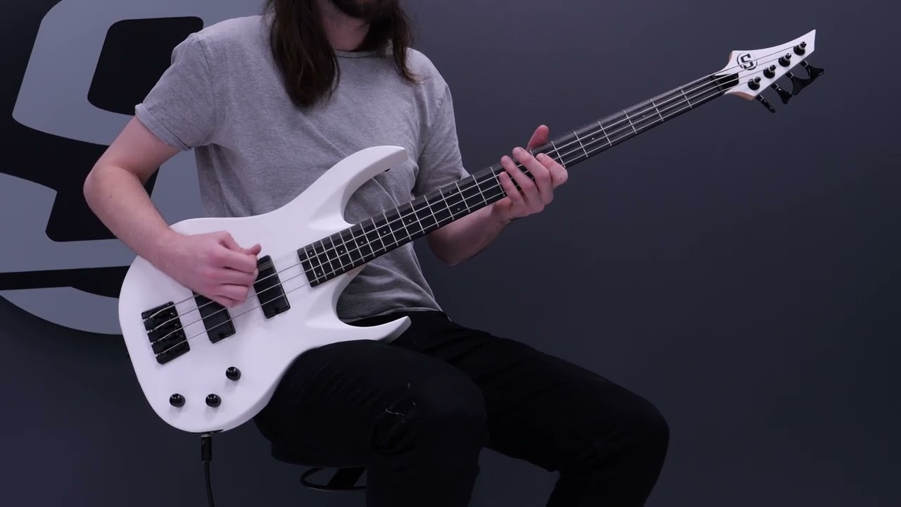 S by Solar AB4.4C 4-String Electric Bass - Carbon Black