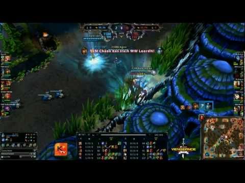 [LOL] Team SoloMid vs TL map 2 - LB round 3 - Corsair Vengeance Cup