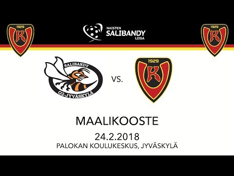 Naisten Liiga: O2JKL–Koovee, 24.2.2018, Maalikooste (Palokan Koulu)